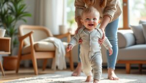 découvrez à quel âge bébé commence réellement à marcher, les étapes clés du développement moteur et des conseils pour accompagner ses premiers pas en toute sécurité.