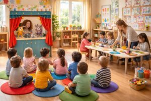 découvrez des spectacles et ateliers artistiques adaptés aux enfants en maternelle pour éveiller leur créativité et leur imagination dès le plus jeune âge.