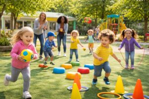 explorez les bienfaits du sport dès la maternelle pour le développement physique et social des tout-petits. activités ludiques et éducatives adaptées aux enfants.