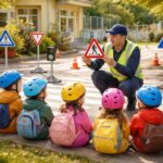 apprenez aux enfants dès la maternelle les bases de la sécurité routière pour les protéger et les sensibiliser aux dangers de la route dès le plus jeune âge.