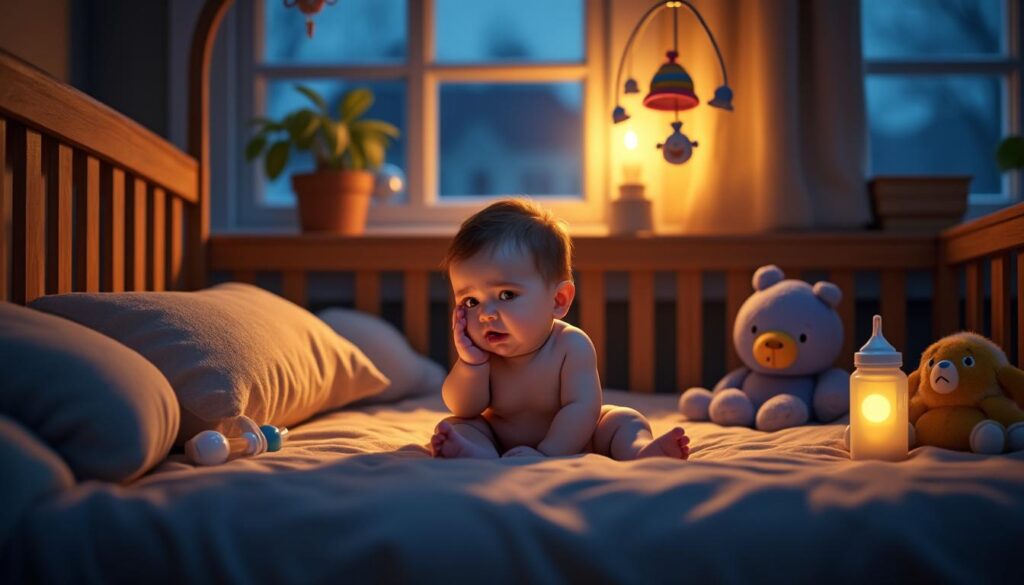 découvrez les raisons courantes pour lesquelles votre bébé se réveille la nuit et comment y remédier pour des nuits plus paisibles.