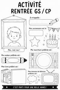Enfants s'amusant avec des activités éducatives pour la rentrée