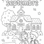 Une variété de coloriages de septembre prêts à être imprimés pour tous les âges.