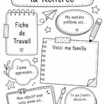 Fiches d'activités en français pour la rentrée scolaire, adaptées aux débutants.
