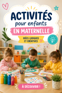 Un groupe d'enfants de maternelle s'amuse avec des jeux éducatifs en classe.