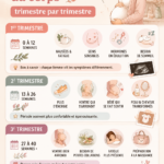 Évolution du corps d'une femme enceinte à travers les trimestres de la grossesse