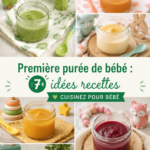 Purée de légumes frais pour le premier repas de bébé