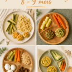 Bébé découvrant des légumes par la méthode DME