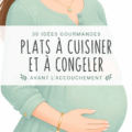 Recettes de plats à préparer et congeler pour futures mamans.