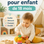 Enfant jouant à des jeux d'éveil amusants à la maison.