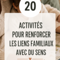 Une famille réunie autour d'activités de création, renforçant leurs liens