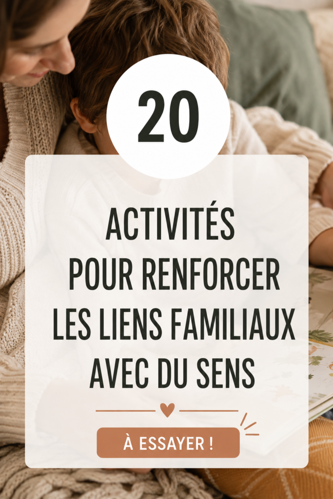 Une famille réunie autour d'activités de création, renforçant leurs liens
