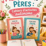 Cahiers d'activités colorés pour célébrer la fête des Mères et des Pères