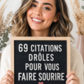 Tableau de lettres avec des citations drôles pour la maternité
