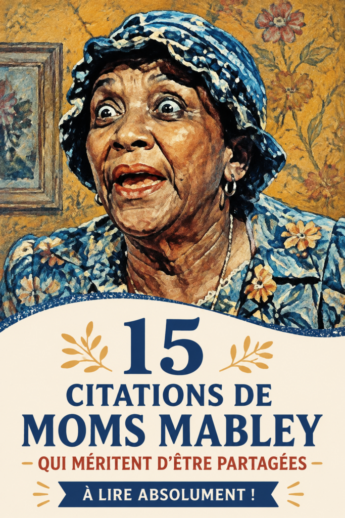Citations inspirantes de Moms Mabley pour la maternité et l'enfance