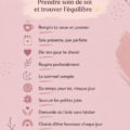 Maman heureuse se relaxant dans un espace serein, symbole de bien-être maternal.