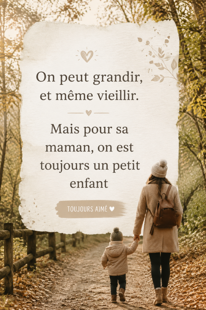 Image d'un adulte et sa mère partageant un moment tendre et affectueux
