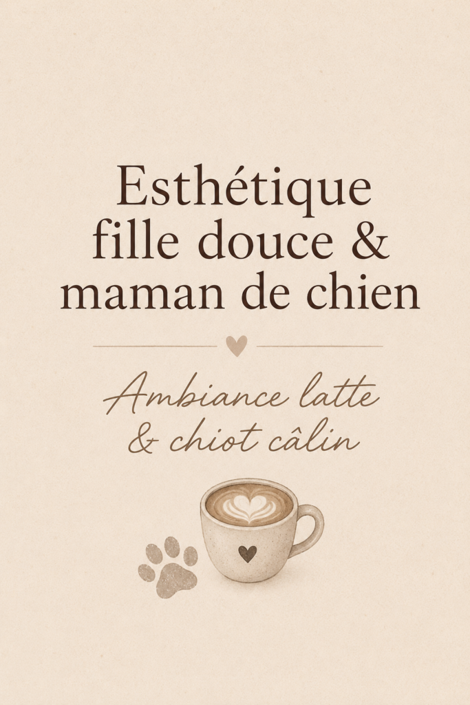 Un intérieur cozy avec une maman et son chien dans une atmosphère douce.
