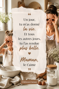 Hommage émouvant à une maman à travers des lettres d'amour