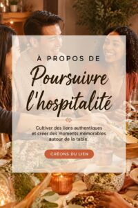 Une famille réunie autour d'une table, illustrant l'importance de l'hospitalité familiale.