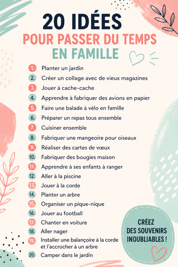 Famille heureuse en train de jouer ensemble dans le jardin, profitant de moments précieux.