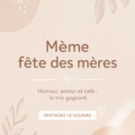 Couverture d'un article sur des mèmes amusants pour la fête des mères, illustrée par des images joyeuses.