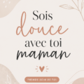 Maman prenant un moment pour elle-même en méditant dans un environnement apaisant.
