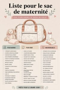 Futures mamans préparant leur sac d'hôpital pour l'accouchement.