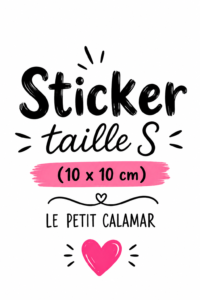 Sticker calamar sur un mur de chambre d'enfant, créant une ambiance marine.