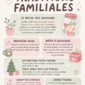 Une famille souriante se réunissant pour une tradition familiale autour d'une table