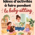 Des enfants s'amusant ensemble autour d'activités ludiques en babysitting.