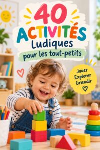 Des enfants heureux jouant ensemble avec des jouets colorés à l'intérieur.