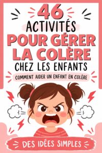 Un enfant en train de faire une activité créative pour gérer sa colère.