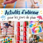 Une famille heureuse jouant ensemble à des jeux de société pendant une journée pluvieuse.