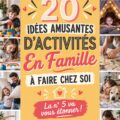 Une famille joyeuse jouant ensemble à des jeux de société à la maison.