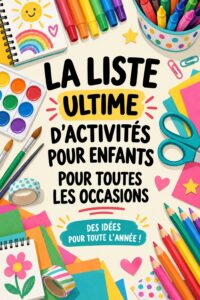 Des enfants s'amusant avec des activités manuelles colorées