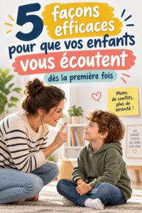 Un parent parle à son enfant dans un environnement calme, favorisant l'écoute et la communication.