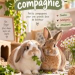Un lapin de compagnie dans les bras d'un enfant, illustrant la tendresse entre eux.