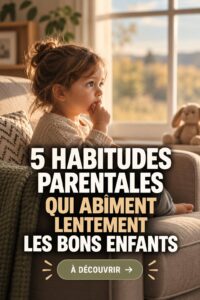 Une mère câlinant son enfant dans un cadre serein, illustrant des pratiques parentales aimantes.