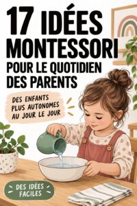 Une scène de jeu Montessori avec des enfants concentrés sur leurs activités.