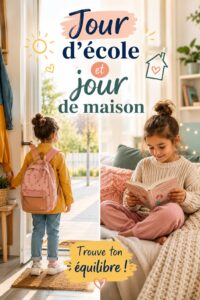 Enfant heureux lors d'une journée d'école en petite section avec une routine structurée.