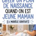 Femme enceinte discutant d'un plan de naissance avec des professionnels de santé.