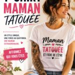 T-shirt coloré avec le motif d'une maman tatouée, symbole de style et de personnalité.