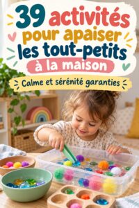 Des enfants jouant paisiblement avec des activités sensorielles à la maison.