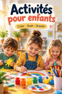Des enfants jouant et créant ensemble à la maison, source d'amusement et d'apprentissage.