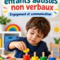 Un enfant jouant avec des jouets éducatifs dans un environnement serein