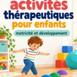 Enfant s'amusant avec des activités manuelles pour améliorer sa motricité fine.