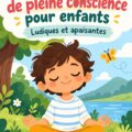Enfants pratiquant des activités de pleine conscience ensemble dans un parc.