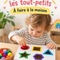 Des enfants en train de réaliser des activités manuelles simples et ludiques.