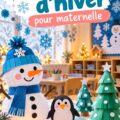 Salle de classe maternelle décorée avec des éléments hivernaux colorés.